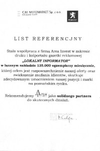 Referencje